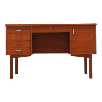 Bureau en teck, design danois, années 1970, production: Danemark