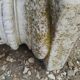 Vintage antique stone Medici garden planters