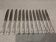 12 silver-plated dessert knives by Christofle Villeroy LXIV