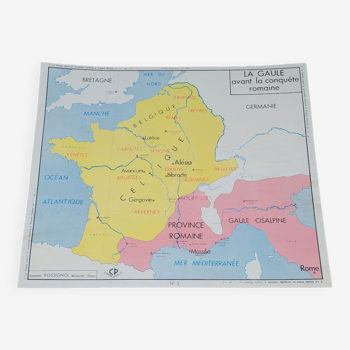 Carte scolaire Editions Rossignol