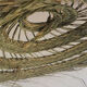 Doum pendant light in natural esparto