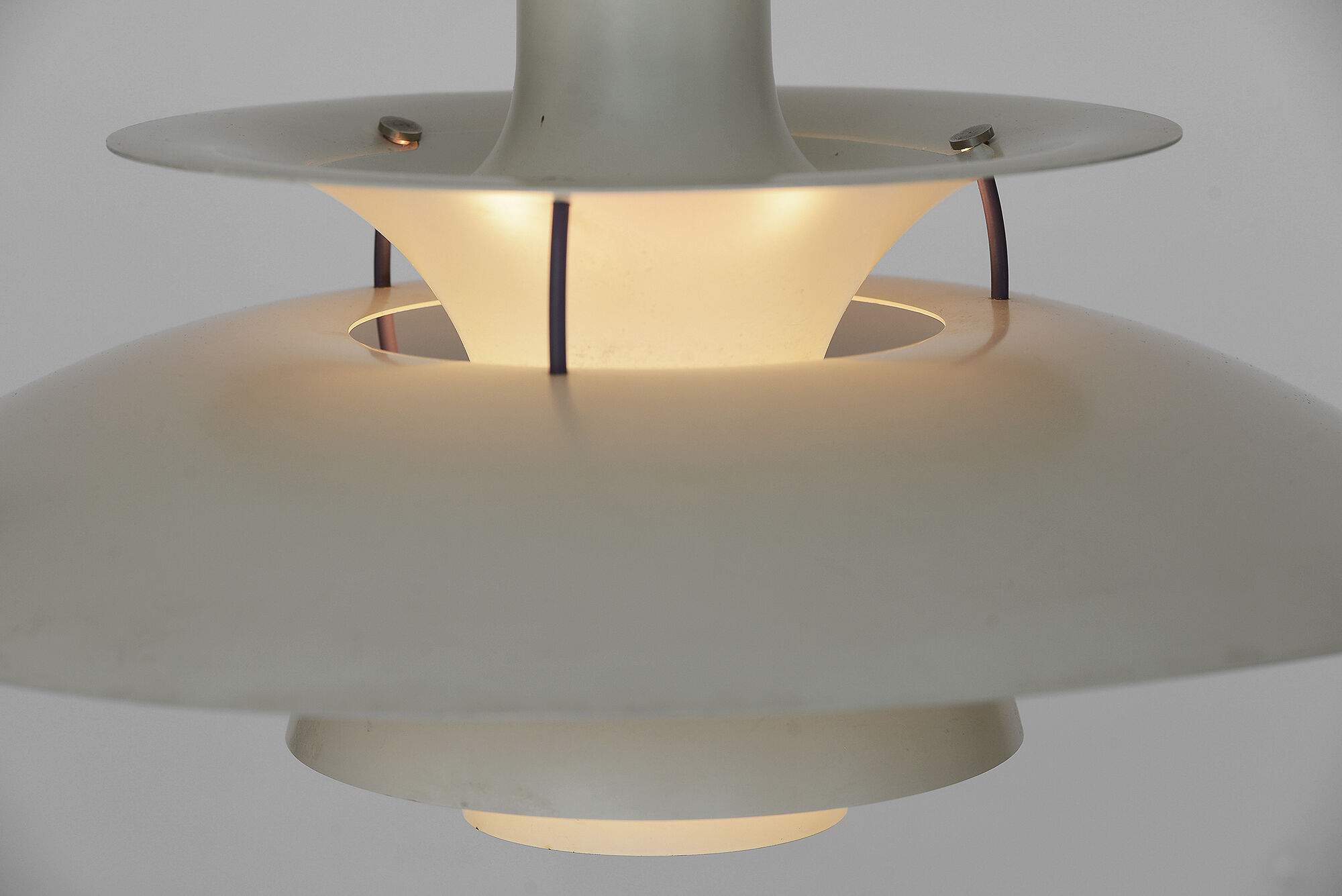 Pendant light PH 5 by Poul Henningsen for Louis Poulsen. Denmark 1980s