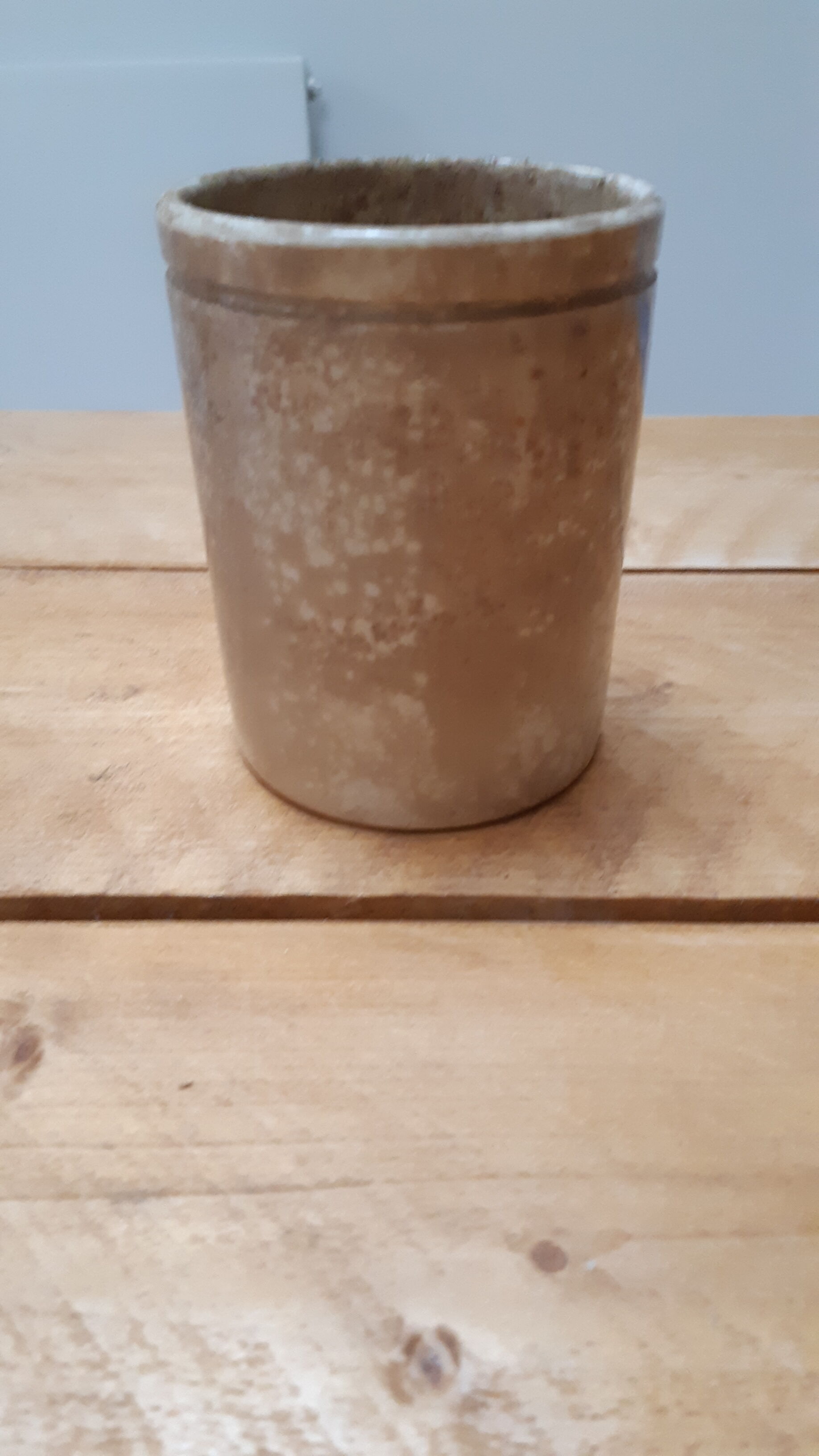 Duo of sandstone jam jars