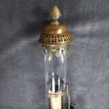 Old RRCI brass train wall lamp