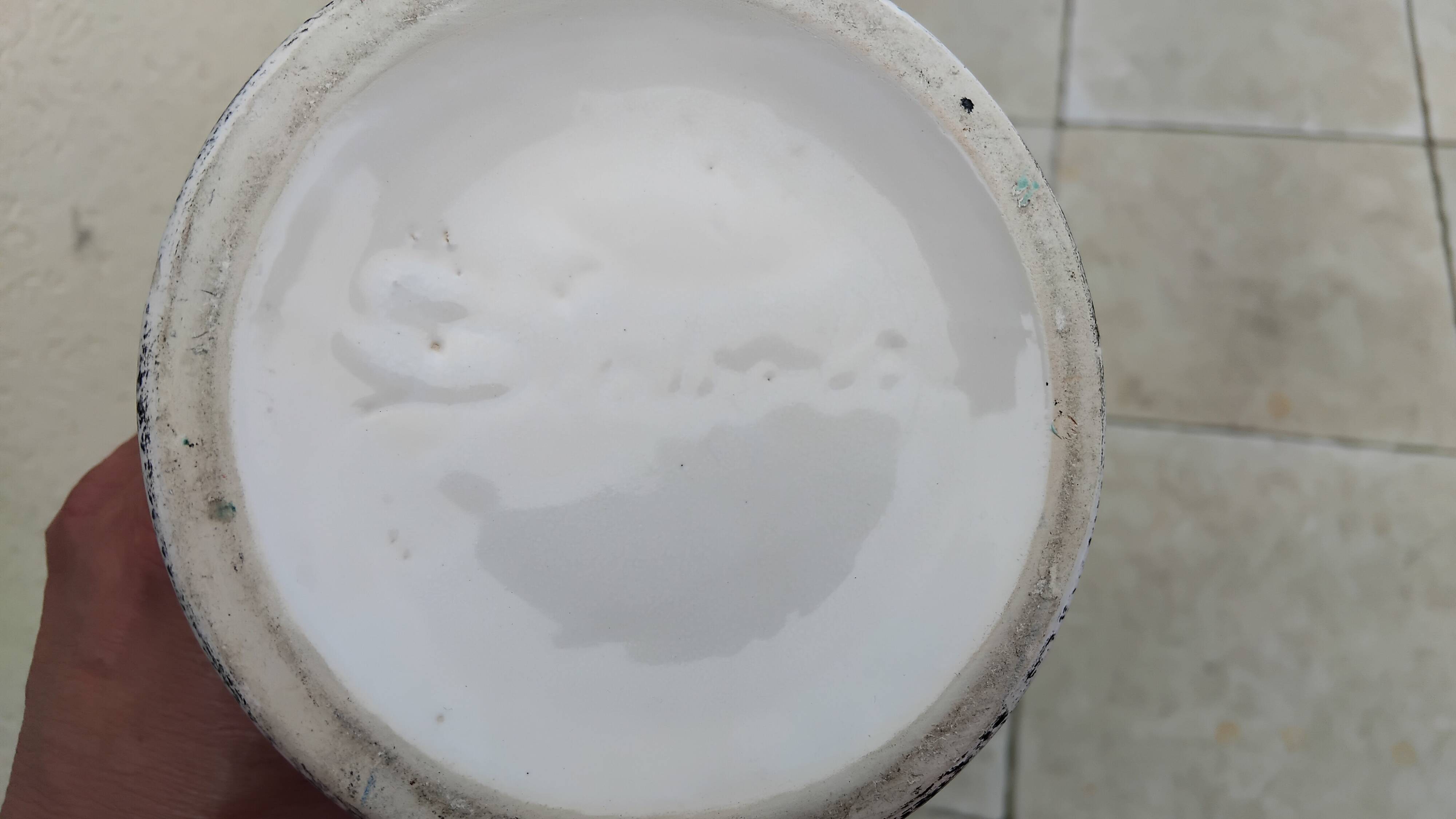 Vase diabolo vintage céramique année 60