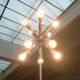 Lampadaire étoile de l'ère spatiale allemande du milieu du siècle, années 1960