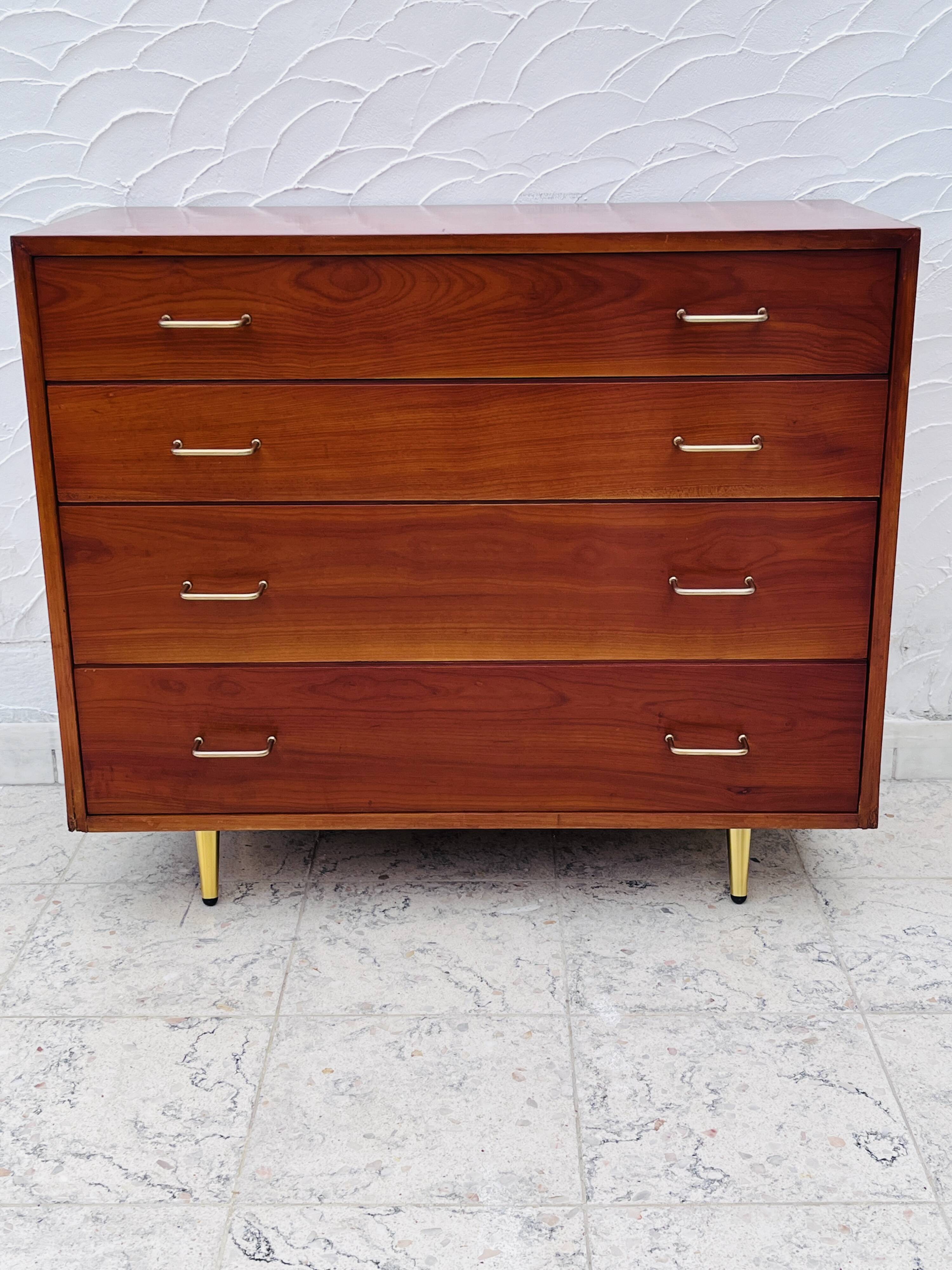 Teak chest of drawers