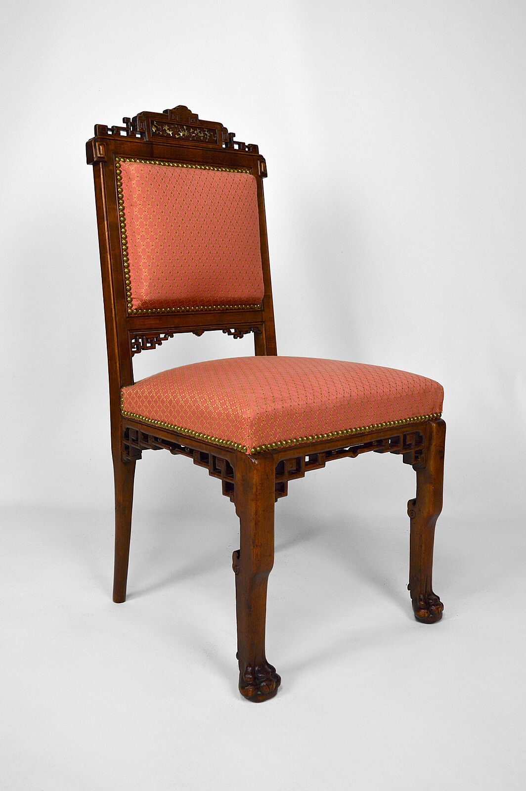 Set of 4 Japanese chairs by Gabriel Viardot, circa 1880