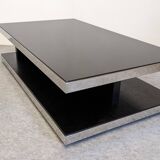 Contemporary design coffee table, Italian 1970s style.