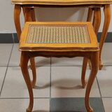 Antique vintage nesting tables