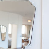 Art Deco oblique mirror 36x66cm