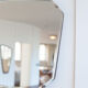 Art Deco oblique mirror 36x66cm