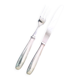 Apollonox Silver-Plated Metal Carving Set