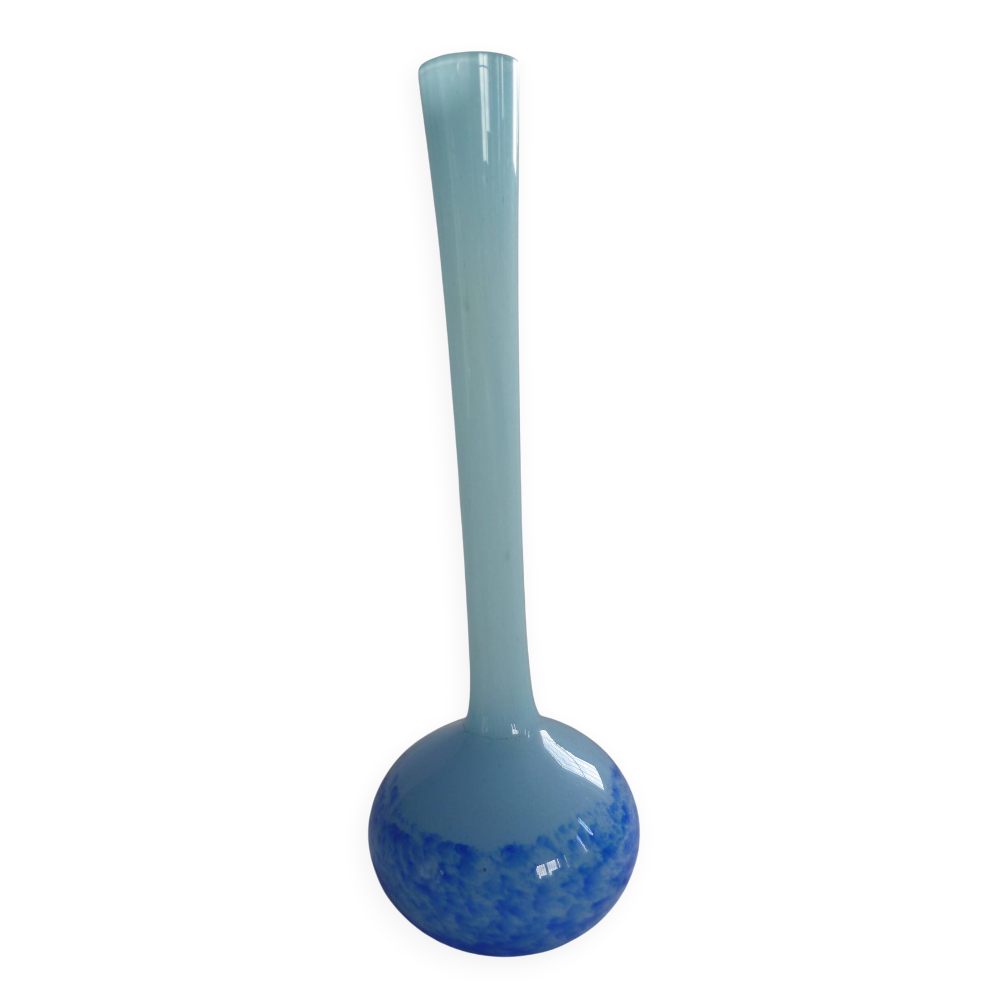 Vase soliflore en pâte de verre de Murano