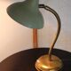 Lampe à poser laiton verte 420mm
