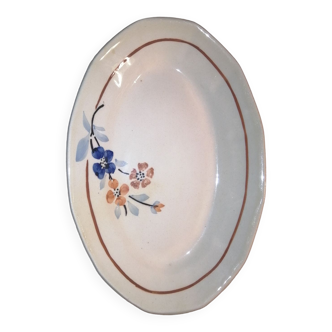 Sarreguemines porcelain plate