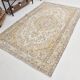 Cream & Beige Antique Turkish Rug 163x267Cm SK 21968