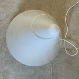 Conical lamp in opaline of Murano vintage 52 cm