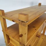 Vintage pine shelf desk