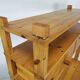 Vintage pine shelf desk