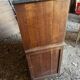 Secretary in walnut, late 19th century to early 20th century.