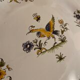 Plates in earthenware Moustiers 18th