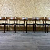 Set of 6 Henry Rosengren Hansen Model 39 Dining Chairs Rosewood