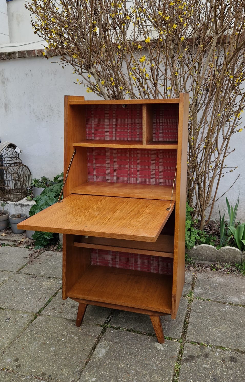 Secretary furniture oak 1950