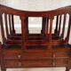 Mid 20th Century Walnut Magazine Rack, 1950s