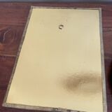 Golden brass mirror 31x23cm