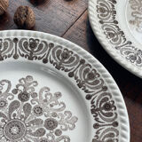 Set of 4 flat plates