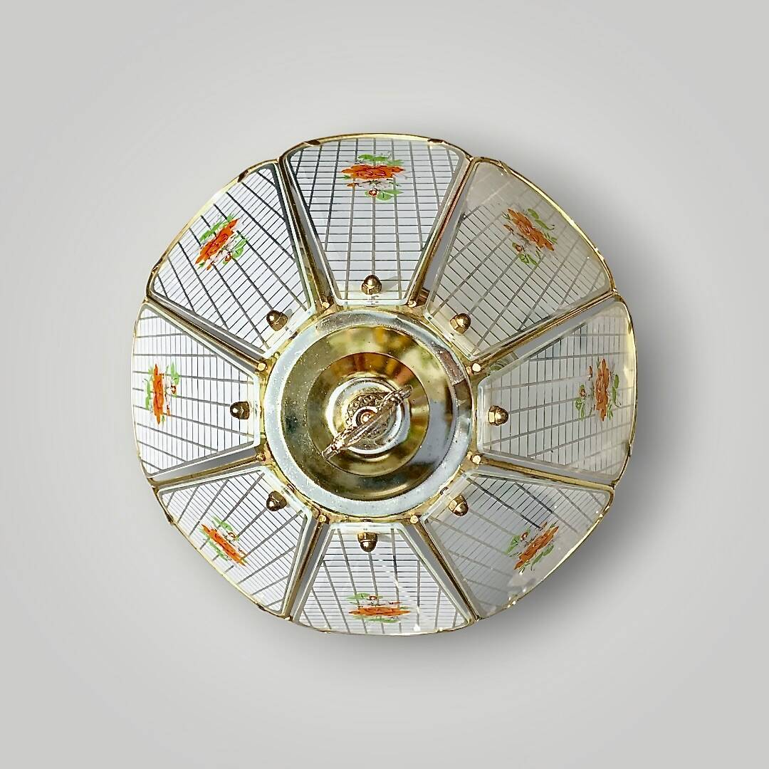 Antique touch table lamp – Hollywood Regency style – 1980s