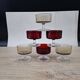 Set 6 coupes champagne Cavalier Suède Luminarc bicolore