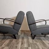 Armchairs by Jindrich Halabala, 1940s, Set of 2