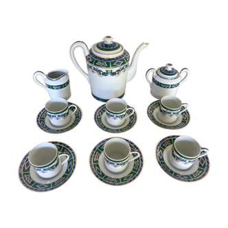 Coffee service porcelain Limoges creation Balmain