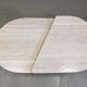 Paire de tables basses en travertin vintage ou tables d'appoint, années 1970