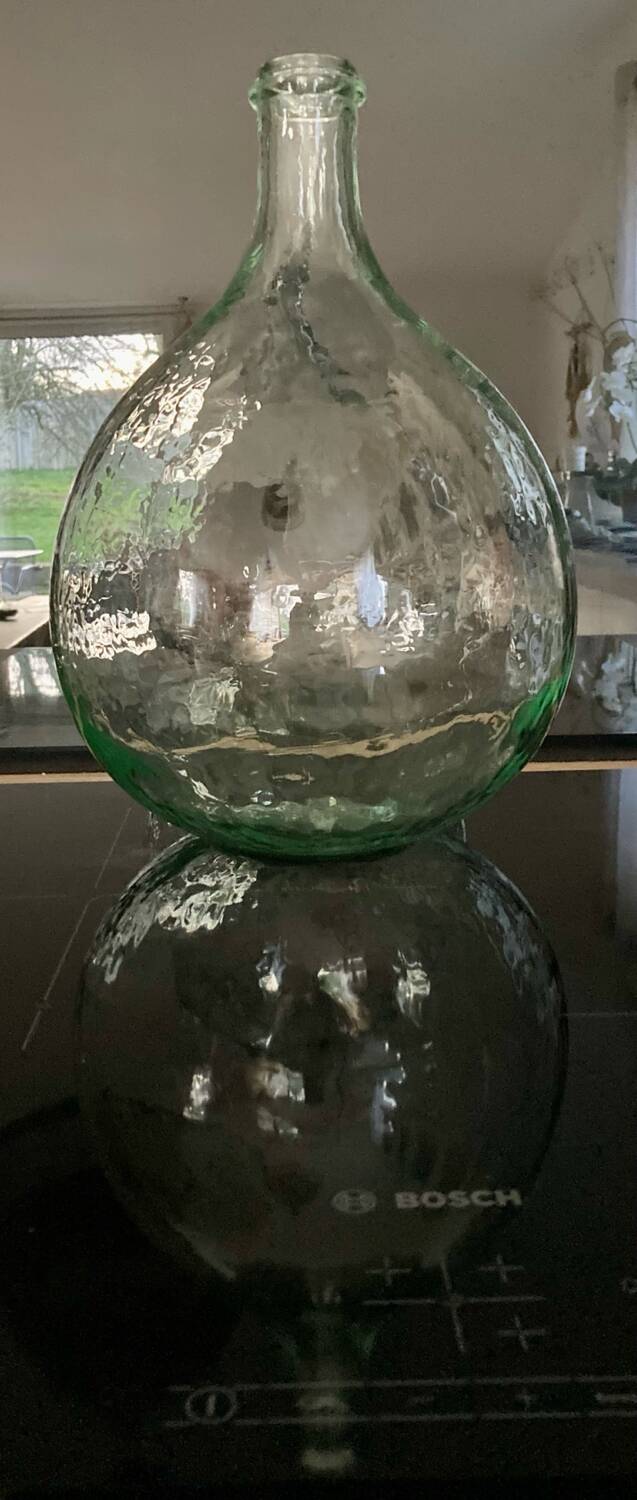 Transparent 5L demijohn