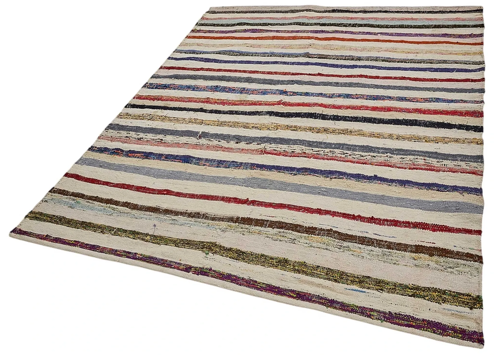 Turkish Handwoven Flatweave Chaput Kilim 170 cm x 232 cm