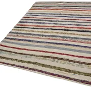 Turkish Handwoven Flatweave Chaput Kilim 170 cm x 232 cm