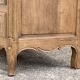 Louis XV style chest of drawers, solid raw oak, 1920.
