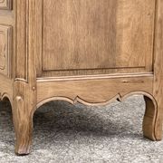 Louis XV style chest of drawers, solid raw oak, 1920.