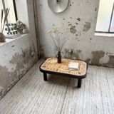 Capron “herbarium” oval coffee table