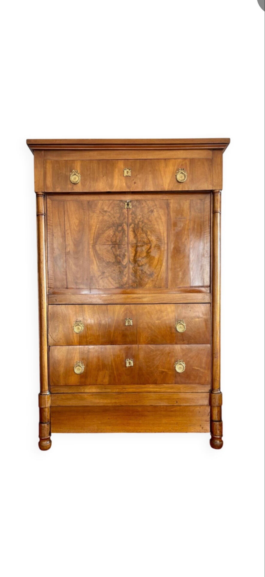 Empire walnut secretary