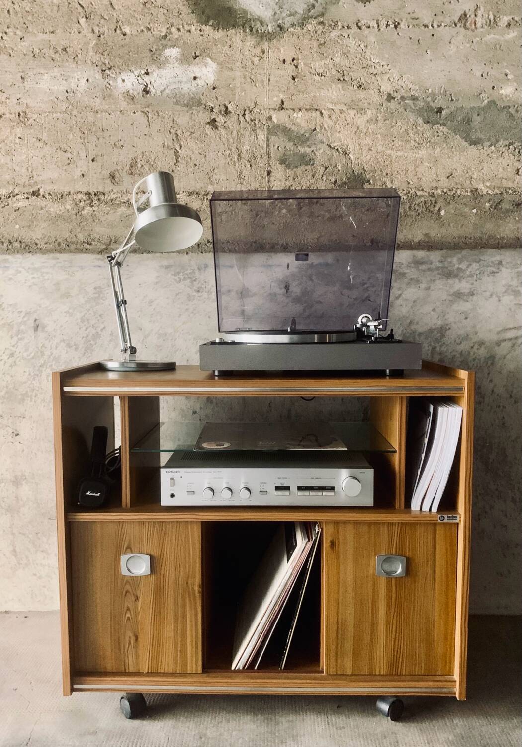 Vintage “Berlioz” hi-fi cabinet