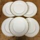 6 flat plates Bernardaud Limoges model Neuilly
