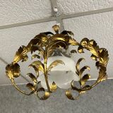 Gilded brass chandelier from the 1920s-1930s