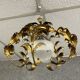 Gilded brass chandelier from the 1920s-1930s