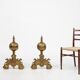 Large 20th Century Neo-Classical Copper Firebucks, France, 1940, Set of 2