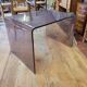 Plexiglas sofa end from the 70s