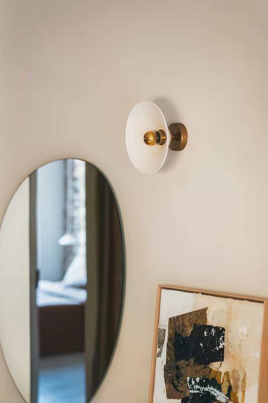Lisette - white terracotta - wall light